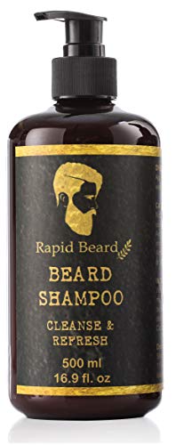 image for Rapid Beard Beard Shampoo and Beard Conditioner Wash & Growth kit for 