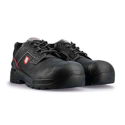Brynje 411 Robust S3S Sicherheitsschuhe ESD FO HRO SC LG (Gr. 45) | Robuste Sicherheitsschuhe Herren Damen mit Breiter Passform & Atmungsaktivem Wasserabweisendem Leder | Safety Shoes for Men & Women