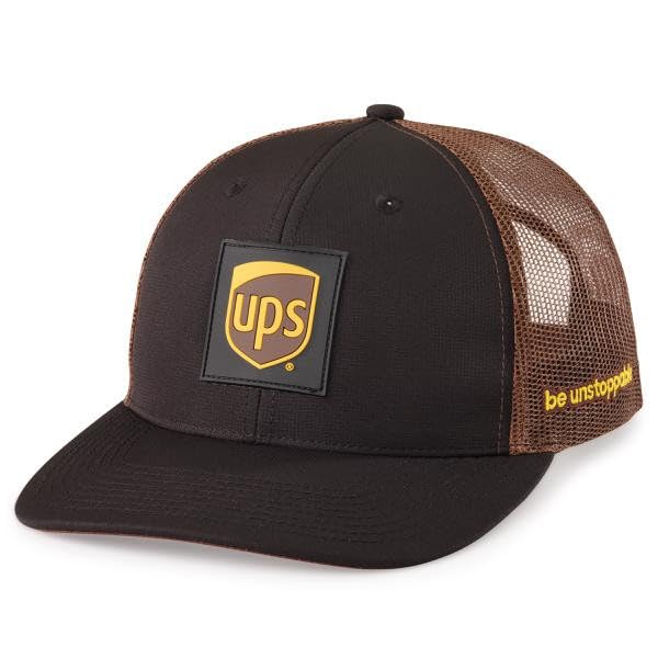 UPS Be Unstoppable Patch Hat United Parcel Service Hat Brown/Black