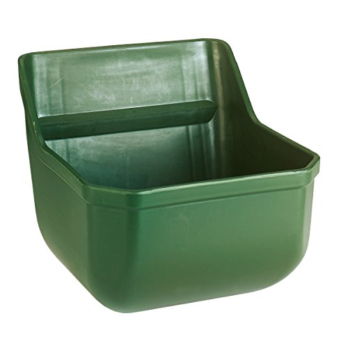 Kerbl 32460 Kraftfuttertrog-Fohlentrog ohne Metallstäbe grün