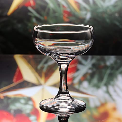 Valeways Shot Glasses, 4Oz Cocktail Glasses Set Of 6/True Coupe Glasses/Martini Glasses/Margarita Glasses/Daiquiri Glasses #TOP2