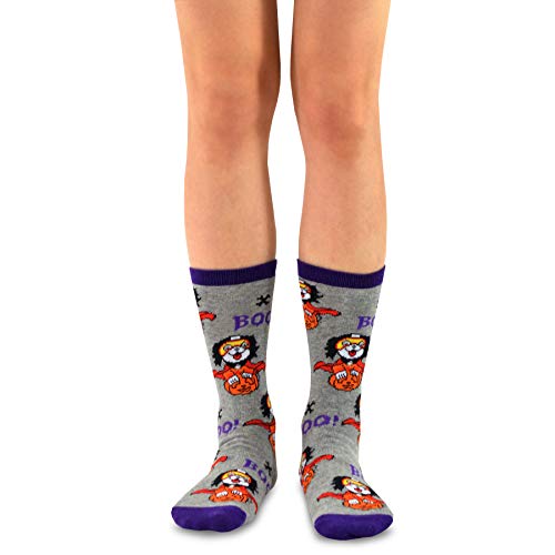 Puppy In My Pocket Kids' Fun Wacky Colorful Crew Socks - 4 Pairs4