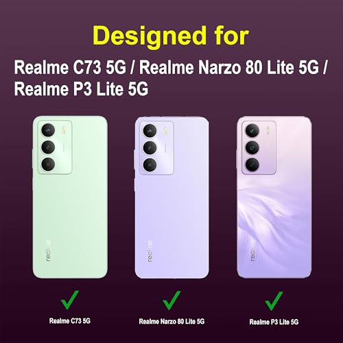 Image of amazon basics Back Case Cover for Realme C73 5G | Compatible for Realme C73 5G Back Cover | Liquid Silicon Magic Case with Camera Protection | Lavender