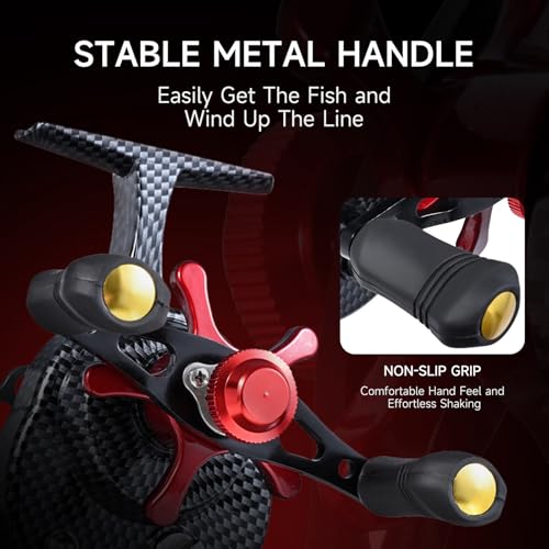 Moulinet de pêche 4+1 roulements avec manivelle gauche droite interchangeable