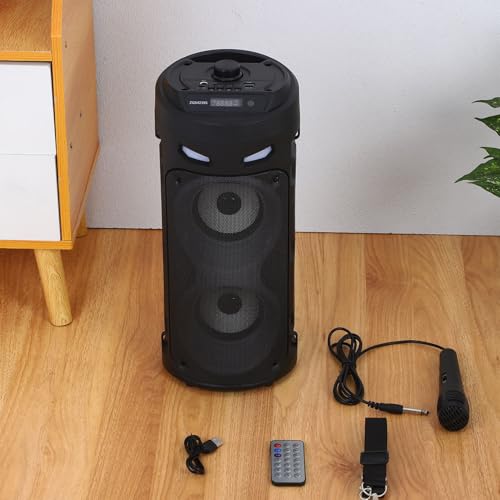 Haut-parleur stéréo portable avec caisson de basses puissant HOMSFOU - 5
