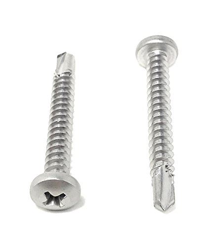 #10x1 1/2 Tornillo Autoperforante Phillips Acero Inoxidable 50