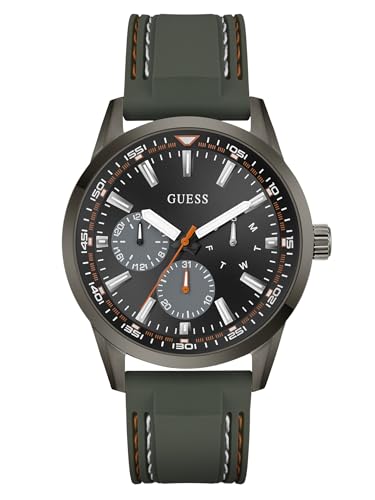 Image of Guess Round 44mm Black Dial Analog Men Watch - GW0964G3