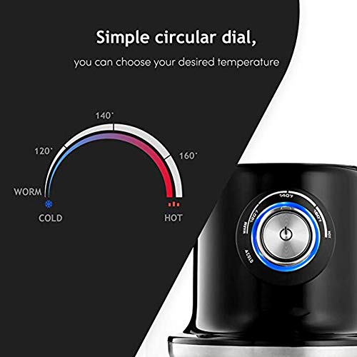 ALK 700ml Elektrischer Milchaufschäumer, 4 Modi, Für Dichte Flüssige Warme Kalte Milchschaum, Antihaftbeschichtung, 500W… – Bild 3