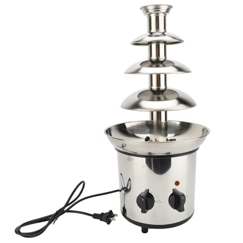 Fuente de chocolate eléctrica acero inoxidable 4 niveles miniatura 6