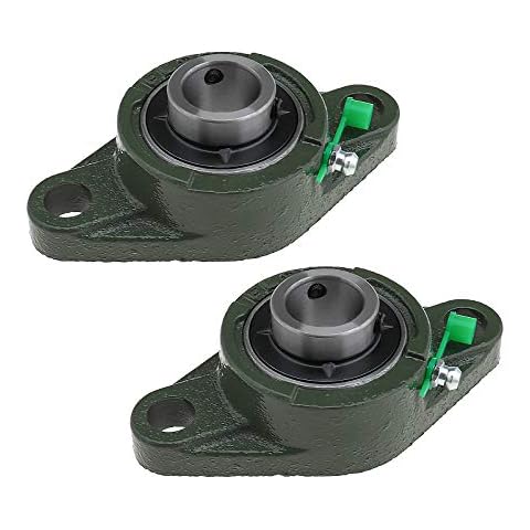 Flanschlager UCFL206 Ø 30 mm Gehäuselager Wellenlager Spannlager Stehlager 2 Stück Cover