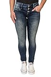 lost in paradise celina 26 schmaler Style in Trendfarben Lost in Paradise Melina (höhere Celina) darkblue Used Jeans Damen Denim (26/34)
