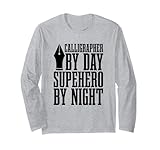 Schriftkunst Kunsthandwerk - Design Kalligraph Langarmshirt