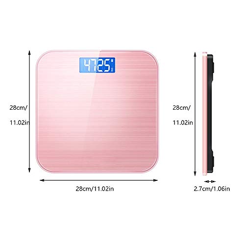 Báscula digital de vidrio templado con pantalla LCD miniatura 2