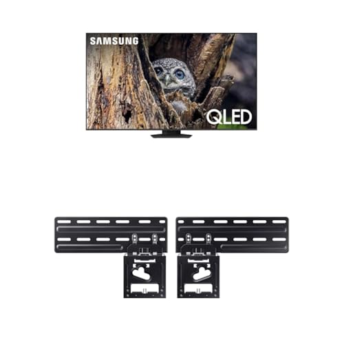 Image of SAMSUNG 85-Inch Class QLED 4K Q80D Series Quantum HDR+ Smart TV w /Dolby Atmos, Object Tracking Sound Lite, (QN85Q80D, 2024 Model) Slim Fit TV Wall Mount, WMN-B50EB /ZA