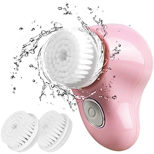 Facial Cleansing Brush Waterproof Deep Cleaning Pore Spining Exfoliating Face Brush Exfoliation Face Scrubber Electric Skin Cleansing Brush Set