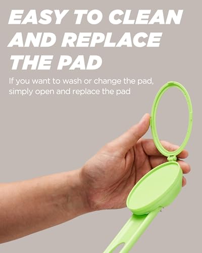 Body-Back-Scratcher-19-Foldable-Long-Curved-Handle-with-Replaceable-Brush-Head-Washable-Pad-Itch-Reliever-for-Back-and-Body-Portable-Backscratcher-for-Women-and-Men