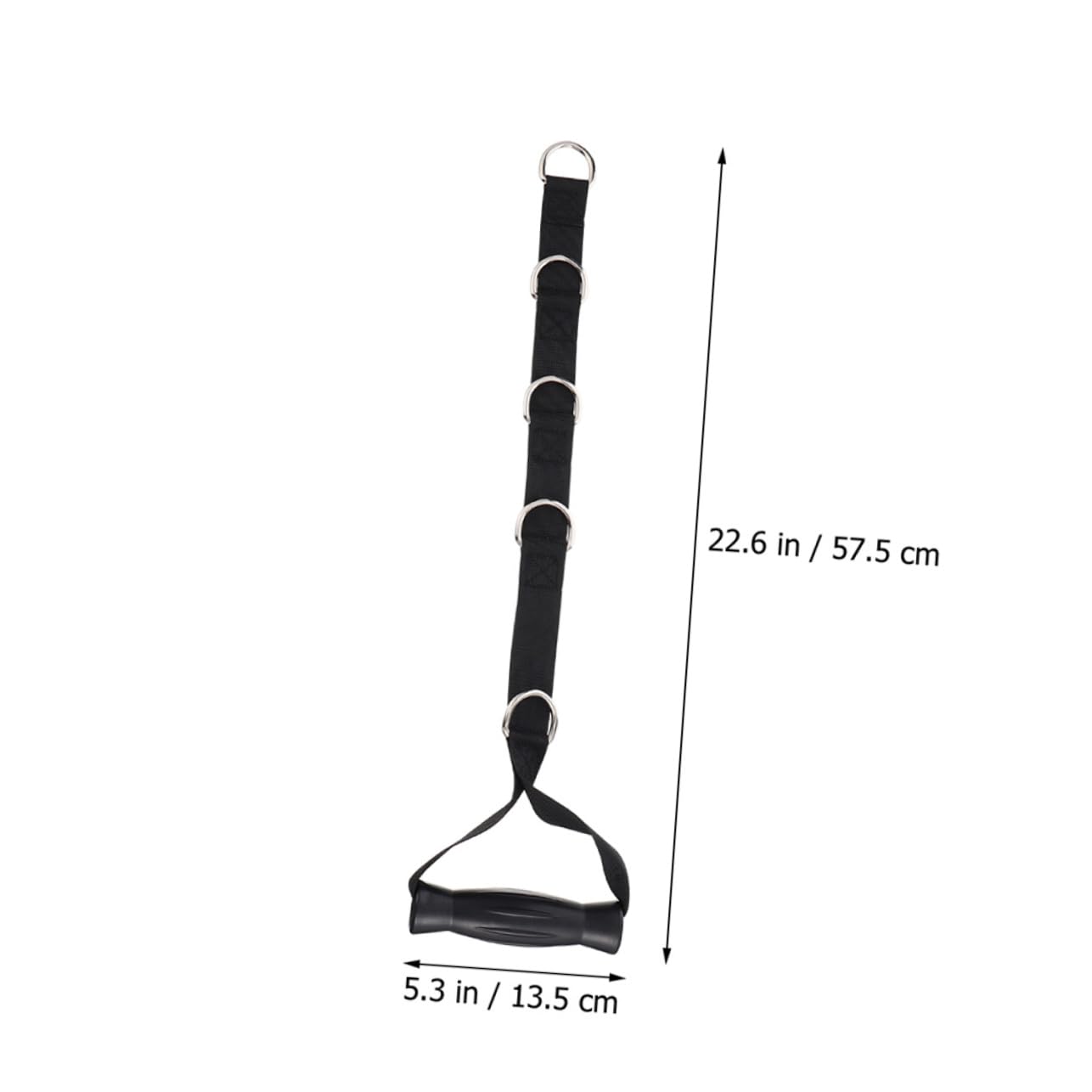 Bandas de Resistencia 2 Piezas Negro para Entrenamiento Ajustable