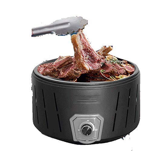 Tragbarer Holzkohlegrill-Schreibtischofen, Grillofen, Gartenterrasse im Freien Holzkohlegrill, Rauchergrill im Freien für Picknick-Gartenterrasse