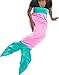 Mermaid Tail Blanket by Silver Lilly - Plush Mermaid Tail for Adults and Kids (Pink /Turquoise, Youth)