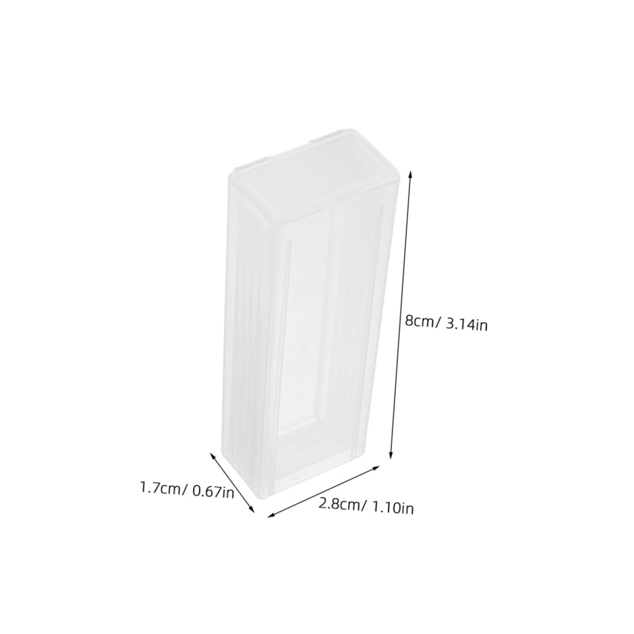 STOBAZA Microscope Slide Holder Box 5 Slides Glass and Coverslips Storage Portable and User-Friendly Organizer for Lab Equipment