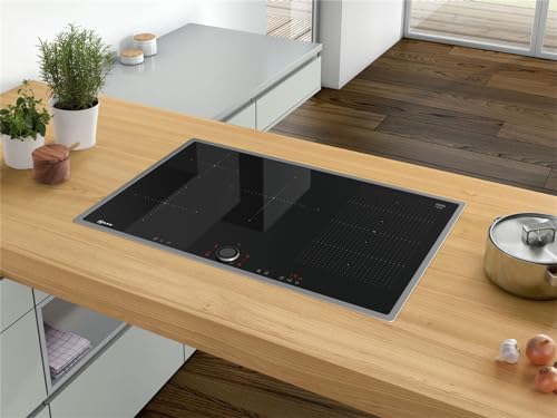 NEFF T58BT20N0, N 70, Induktionskochfeld 80cm, TwistPad, FlexInduction, PowerMove, Glaskeramik...