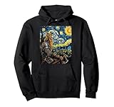Offrez ce merveilleux cadeau au style de Van Gogh et du célèbre tableau Nuit Étoilée avec un homme guerrier viking de l'histoire, la mythologie viking et nordique. Art abstrait et surréaliste. Fusion artistique de Nuit Étoilée Van Gogh et viking.