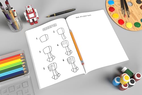 Image of How To Draw for Minecrafters A Step by Step Chibi Guide: Unlock Your Creative World with 6 Easy-to-Follow Tutorials for Drawing Minecraft Chibis from ... (Unofficial Minecraft Activity Book for Kids)