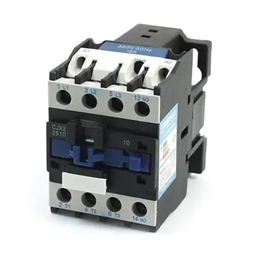 Contacteur triphasé CJX2-2510 haut rendement 40A bobine 380V montage rail DIN
