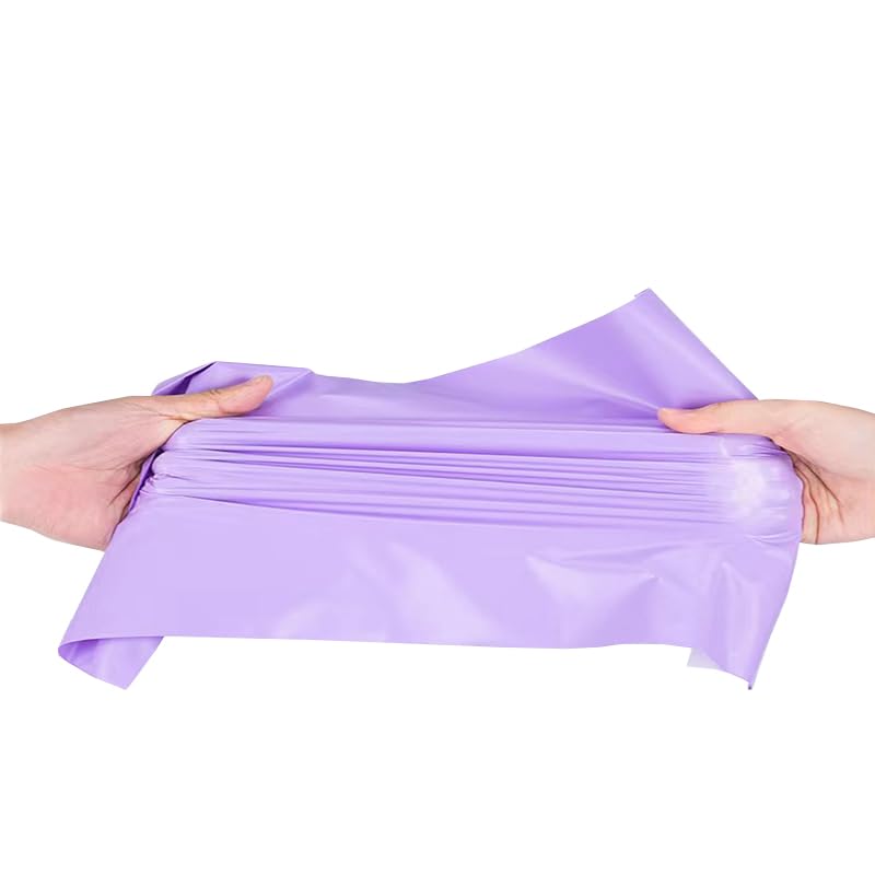 Enveloppe Plastique Expedition Sacs de courrier Portables Violets, 50 pièces, Emballage en Poly, Sac de courrier Express Auto-adhésif en Plastique, Pochette Postale(45x60CM 50PCS)