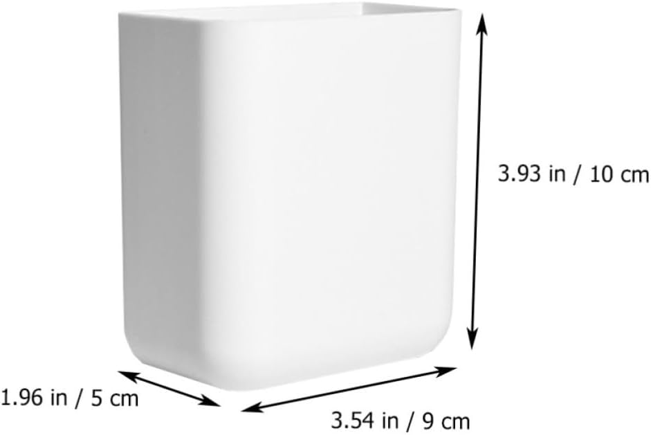 2pcs Wall Mounted Plastic Storage Boxes for Small Items, ABS image 2