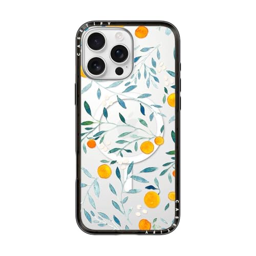 Coque Compact MagSafe iPhone 16 Pro Max CASETiFY fine et légère Orange Mania