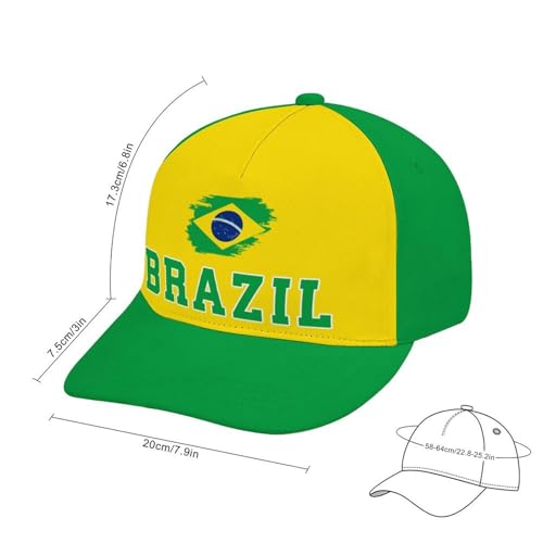 Image of Soccer National Team Baseball Cap for Men Women Adjustable Snapback Summer Sun Hat Game Day Hat for Soccer Fans