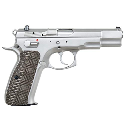 Guuun G10 Cz 75 Grips For Full Size Cz Sp-01 Ops Texture - 8 Color Options - Orange/Green #TOP4