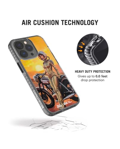 Image of DailyObjects The Future is Classic Stride 2.0 Magnetic Case Cover Compatible with iPhone 14 Pro Max | Wireless Charging Slim Back Cover | 2 Layer Edge Protection & Shockproof