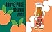 Pomona Organic Peach Juice (Pack of 12), Cold Pressed USDA Organic Juices, 100% Peaches, No Added Sugar, Not From Concentrate, Vegan, Kosher, Non GMO, Pasteurized, 8.4 oz Glass Bottles