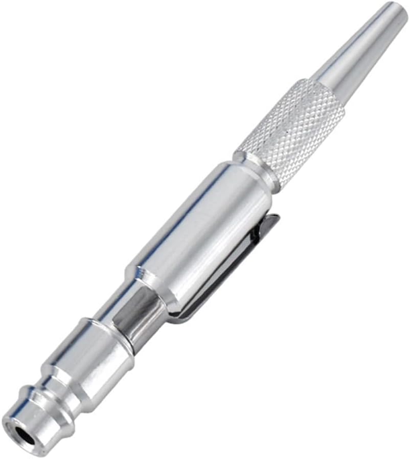 Adjustable Pocket Air Blow Gun, Industrial Style "M" 1/4 Inches Quick Plug, Portable Air Blower Pen for Dust Cleaning (EU)