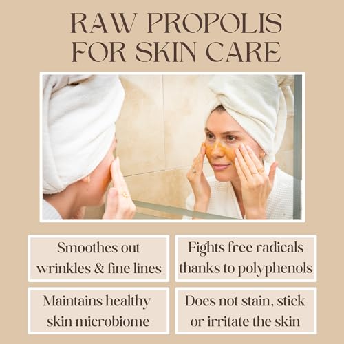 RAW POT - ORGANIC RAW PROPOLIS EXTRACT - Alcohol-Free 100% Pure Unpasteurised Natural Bee Propolis Liquid for Sore Throat & Cold, Immunity Support, Skin, Hair, Dental Care | Kids & Adults Drops (50ml) - Image 3