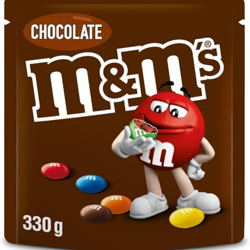 M&M's Choco Snack en Bolitas de Colores de Chocolate con Leche, Ideal como Regalo (330g)