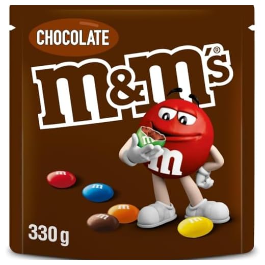 M&M's Choco Snack en Bolitas de Colores de Chocolate con Leche, Ideal como Regalo (330g)