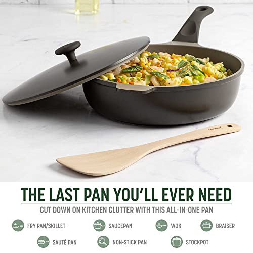 Image of Goodful All-in-One Pan, Multilayer Nonstick Cookware Set, High-Performance Construction, Multipurpose Design Replaces Multiple Pots and Pans, Dishwasher Safe, 11-Inch, 4.4-Quart Capacity, Graphite