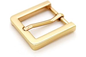 CRAFTMEMORE 2pcs 1 Inch Belt Buckle Single Prong Buckles Square Belt Leathercraft Accessories SC27