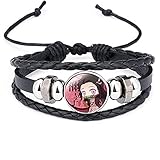 Anime Jewelry Tanjiro Kamado Wristband Braided Bracelet Cosplay Demon Slayer kimetsu no Yaiba Gift...