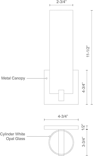 Miniatura 2 de Kuzco Lighting Aplique de pared LED moderno en cromo
