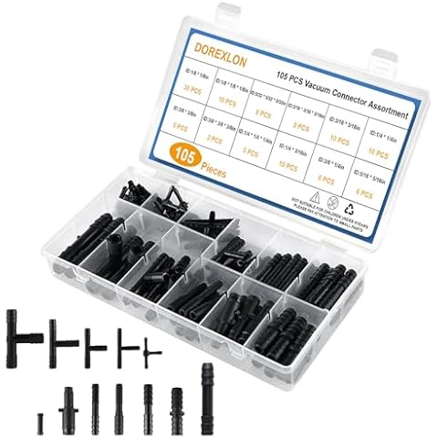 DOREXLON 105PCS Vacuum Connector Set Cover
