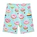 Sletend Donut Colorful Girls’ Comfy Lined Shorts Lightweight & Skin-Friendly Cotton for All-Day Comfort Ideal for Travel Beach or Home Lounging Toddler Sizes