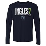 500 LEVEL Joe Ingles Minnesota Timberwolves Long Sleeve Shirt - Joe Ingles Minnesota Timberwolves Elite WHT (Navy, X-Large)