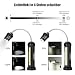 IMAGE Grill Licht 2 Stück magnetische Grilllampe mit Seitenleuchte Grillleuchte batteriebetrieben 360° drehbare LED Beleuchtung für BBQ Picknick Outdoor, Geschenke für Männer Papa Ehemann Vatertag