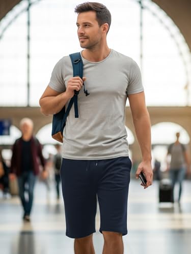 Image of XENOVAURBAN Shorts for Men | Casual wear 100% Combed Cotton Shorts | Unisex fit with Back and Side Pockets