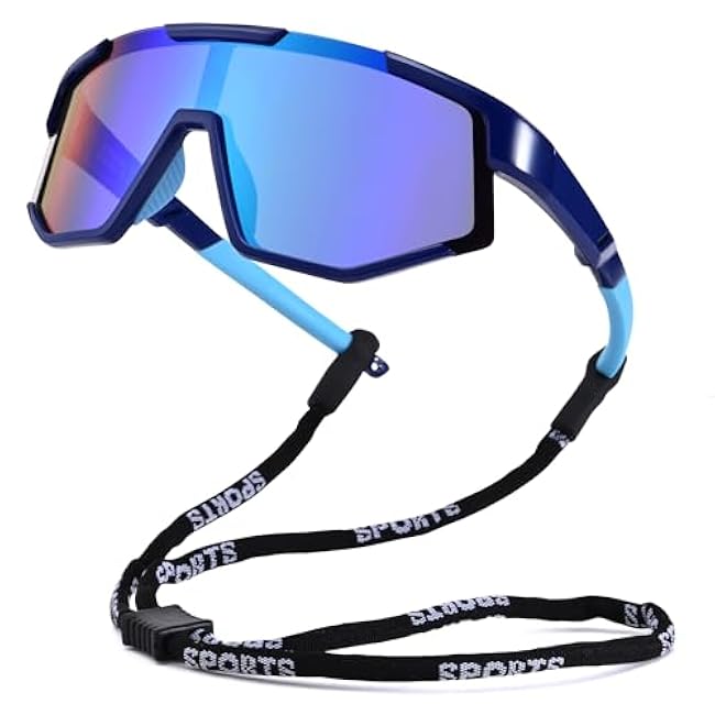 Pro Acme Kids Baseball Sunglasses Polarized Youth Baseball Sunglasses Unbreakable Sports Sun Glasses for Boys Girls Age 6-12