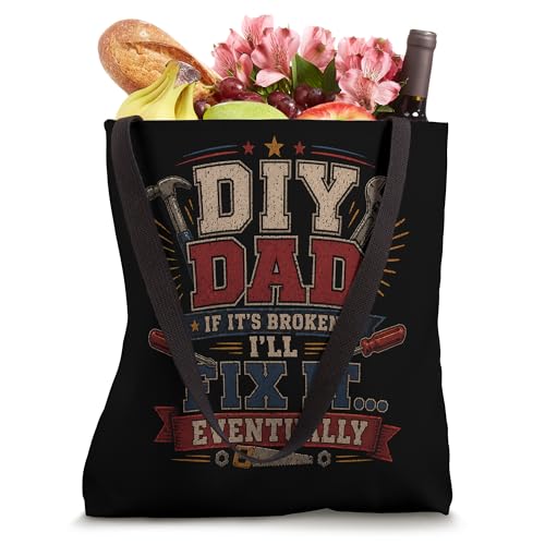 DIY Dad Fix It Husband Birthday Gifts Bolsa Tote miniatura 4
